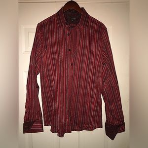 Express Pinstriped Dress Shirt